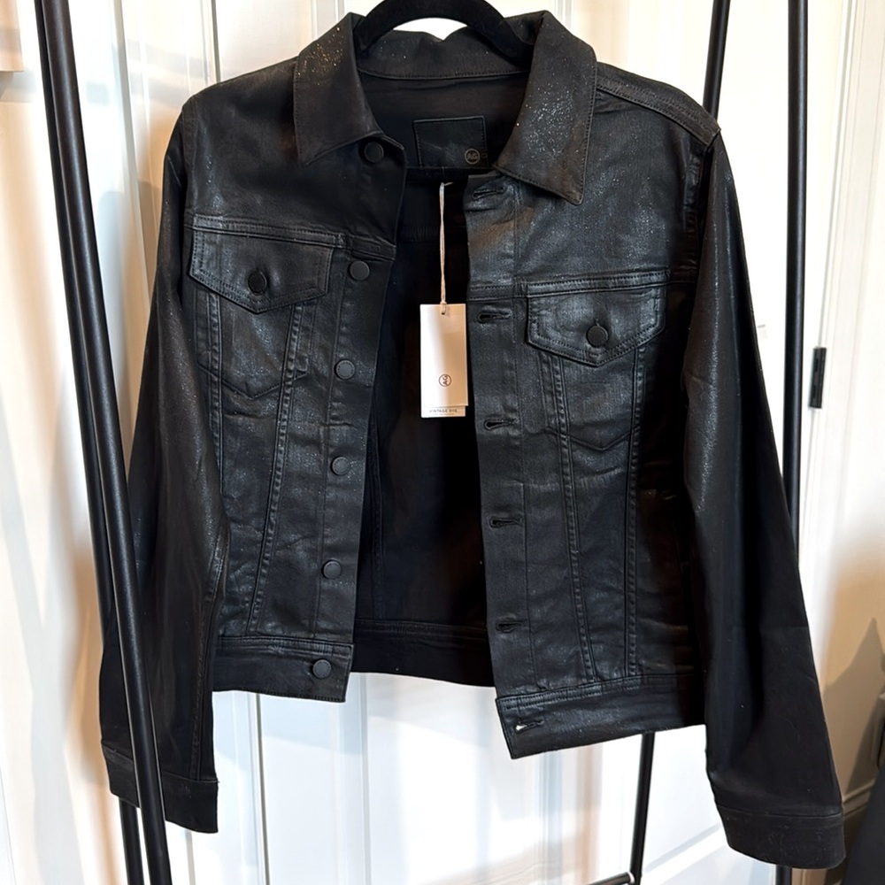 AG denim jacket, black, size M